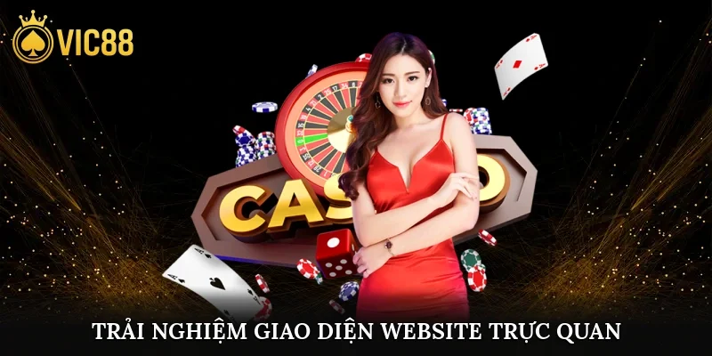 Trải nghiệm giao diện website trực quan, dễ dàng thao tác